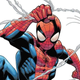 Cover for Spider-Man #1, showing Peter Parker swinging a web.